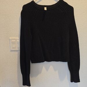 American Apparel Black Crew Neck Sweater